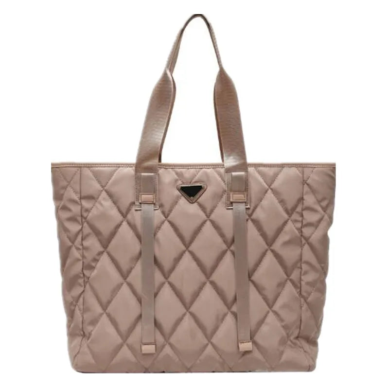 Brand Luxury Designer Women Tote Bags 2021 Autumn Winter Lady Shoulder Bag High Quality Nylon Handbag Large Capacity Shopper Bag