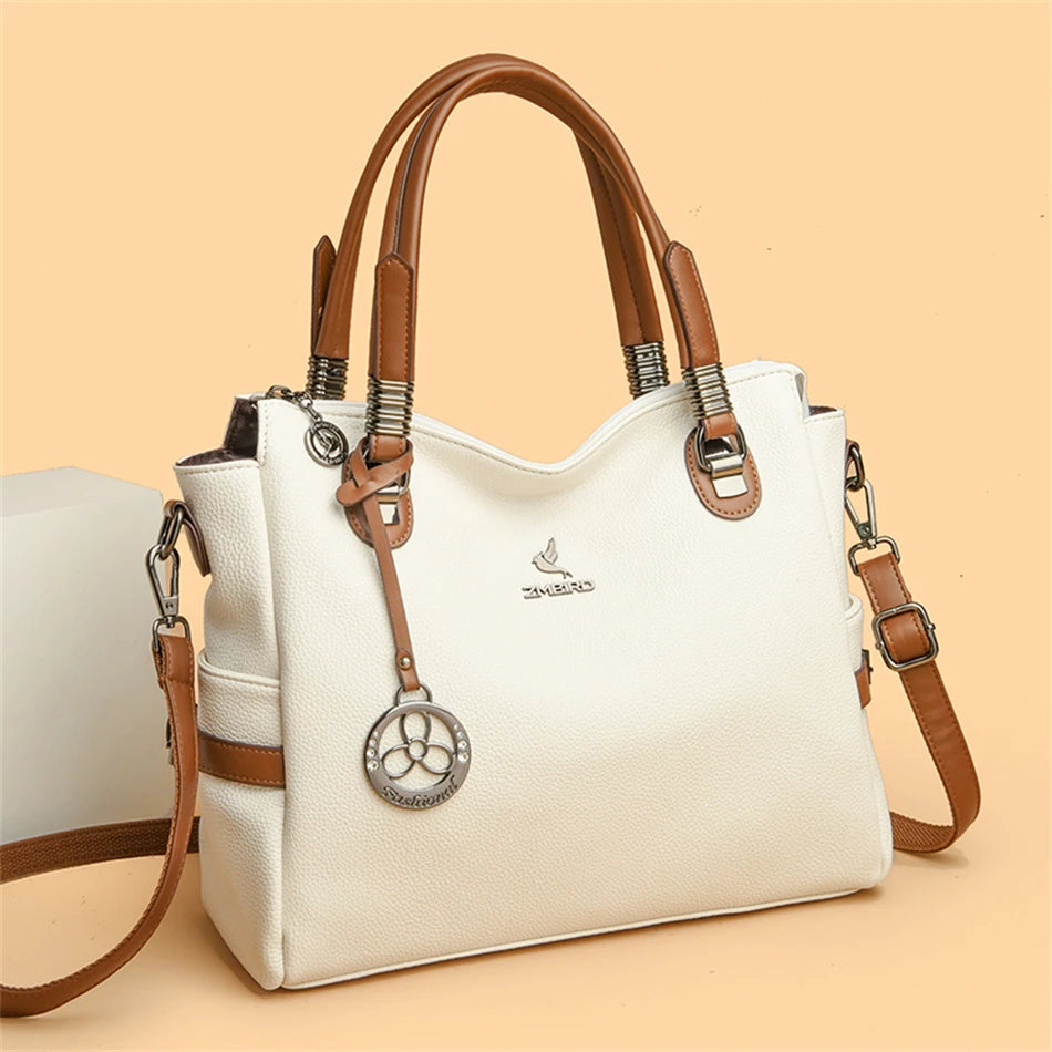 Genuine Luxury Handbags Women Bags Designer HIgh Quality Leather Large Crossbody Bags for Women 2024 Shoulder Bag Sac A Main