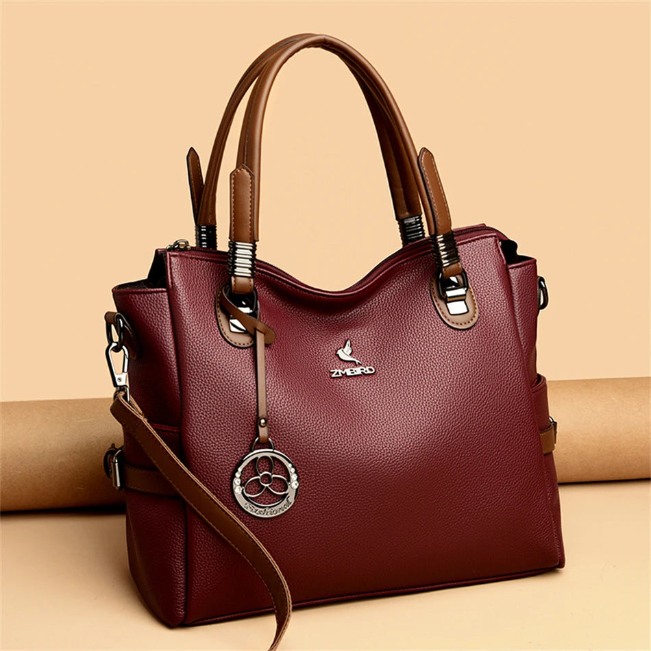 Genuine Luxury Handbags Women Bags Designer HIgh Quality Leather Large Crossbody Bags for Women 2024 Shoulder Bag Sac A Main