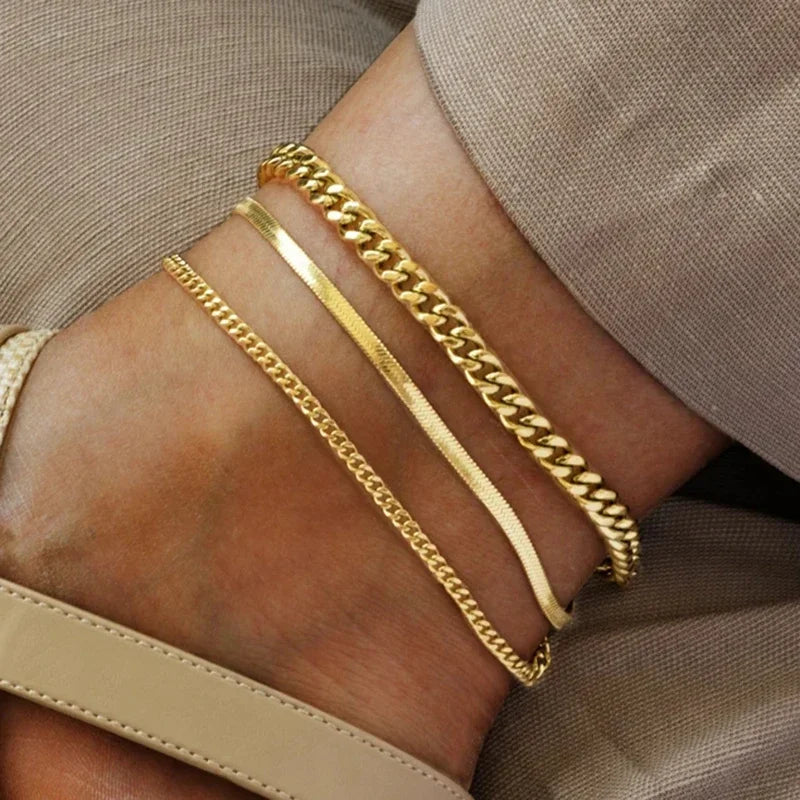 Stainless Steel Delicate Anklet
