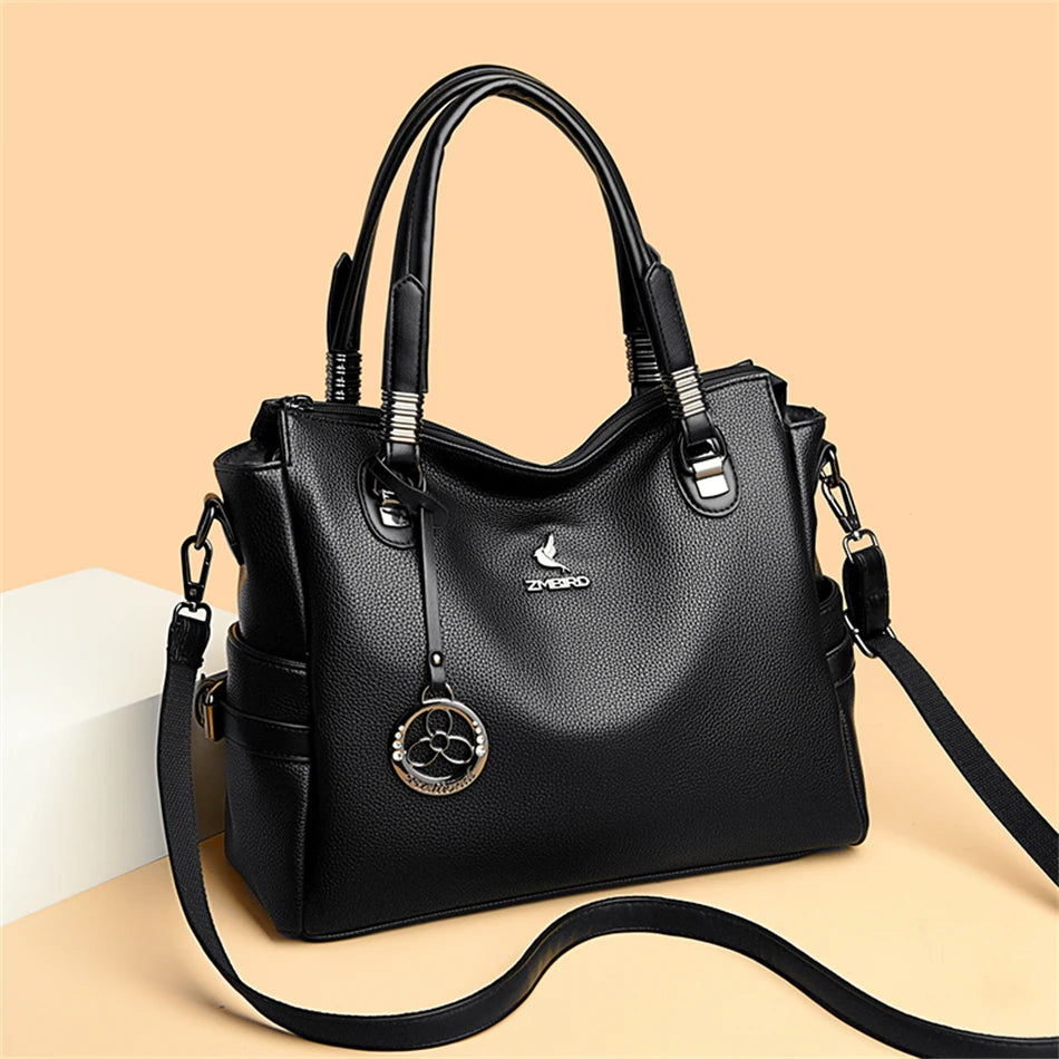 Genuine Luxury Handbags Women Bags Designer HIgh Quality Leather Large Crossbody Bags for Women 2024 Shoulder Bag Sac A Main