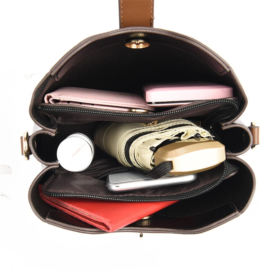 High Quality Genuine Ladies Purses and Handbags Luxury Leather