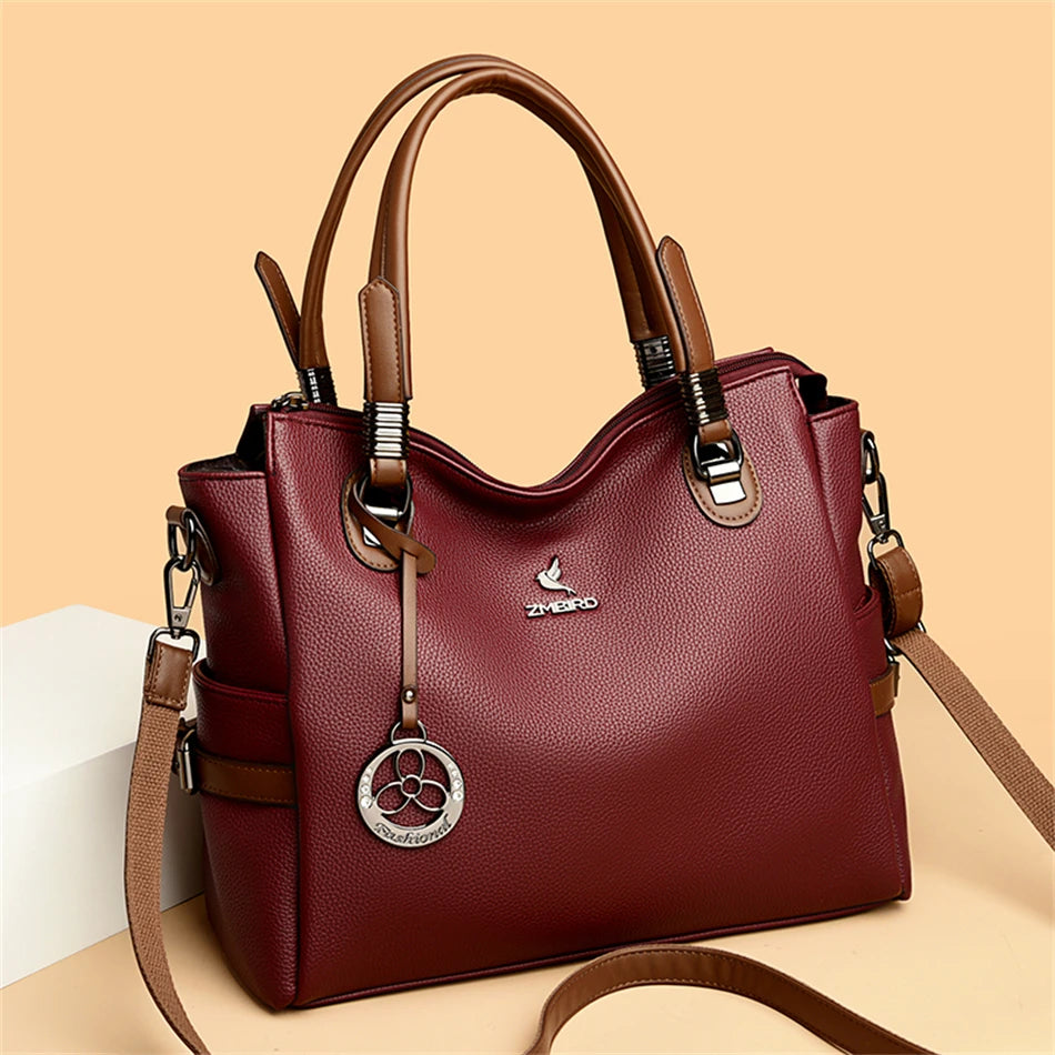 Genuine Luxury Handbags Women Bags Designer HIgh Quality Leather Large Crossbody Bags for Women 2024 Shoulder Bag Sac A Main