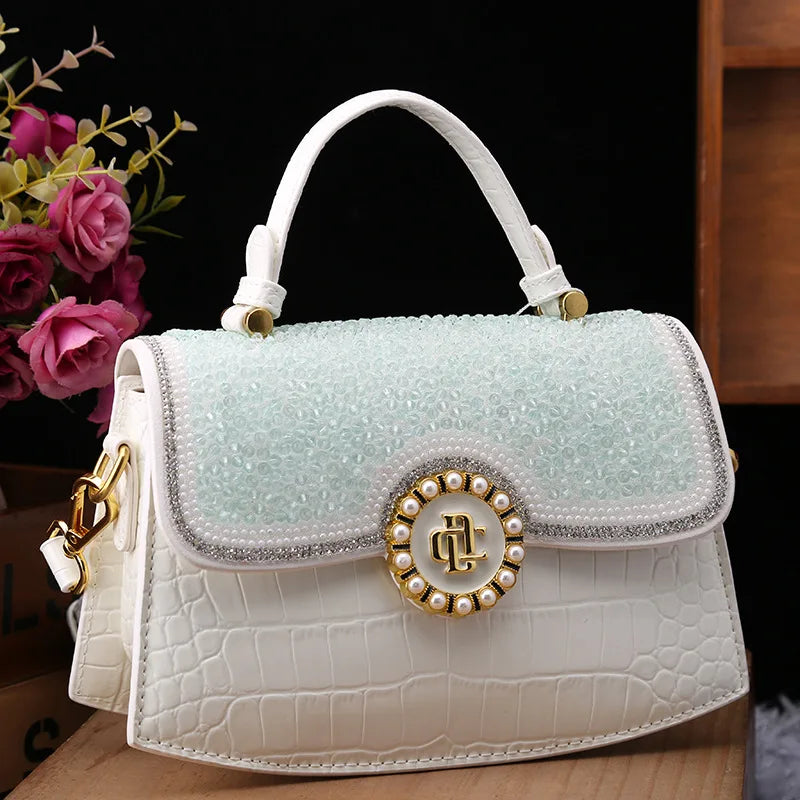 Luxury Crocodile Pattern Handbag Women Fashion Shoulder Bags Designer Famous Brand Leather Crossbody Bag Ladies Large Hand bags