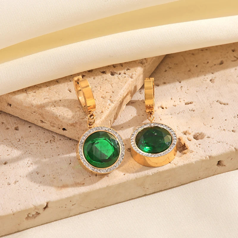 GANEMLY Green Zircon Crystal