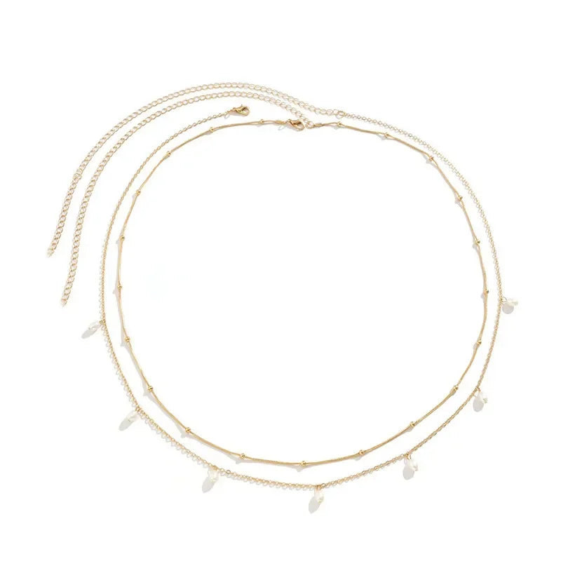 New Fashion Sexy Double Layer Pearl