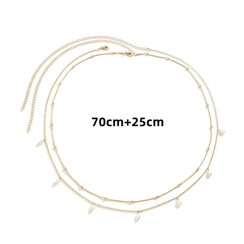 New Fashion Sexy Double Layer Pearl