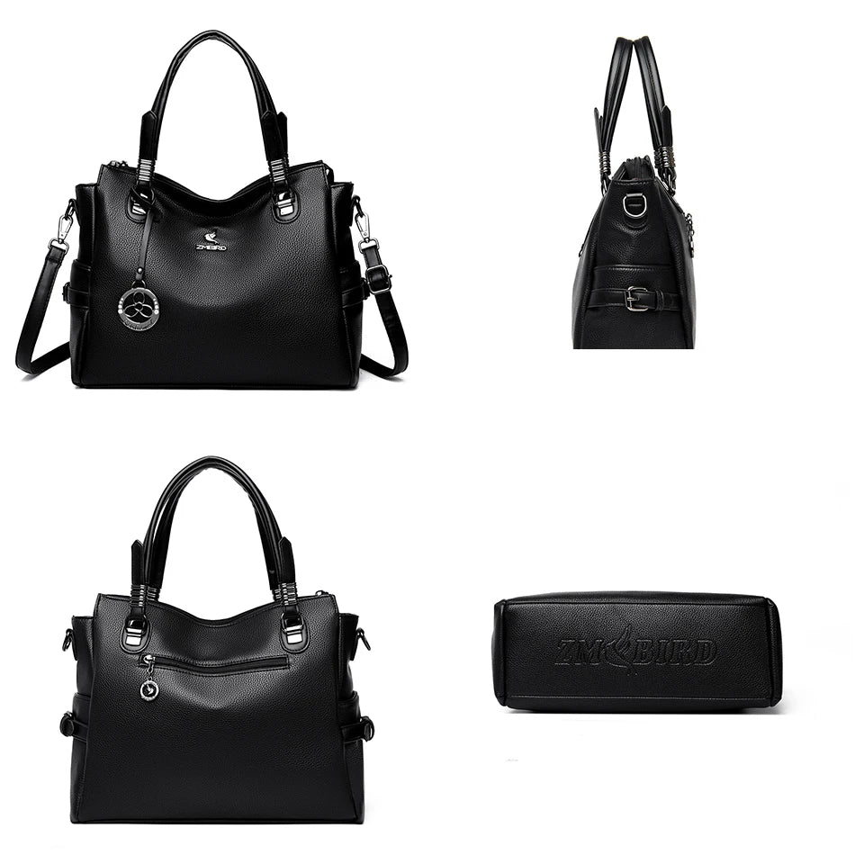 Genuine Luxury Handbags Women Bags Designer HIgh Quality Leather Large Crossbody Bags for Women 2024 Shoulder Bag Sac A Main