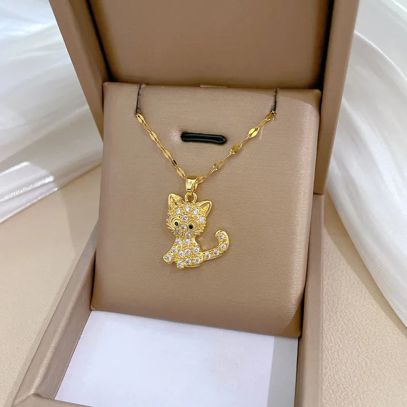 Classic Cute Kitten Light Luxurious