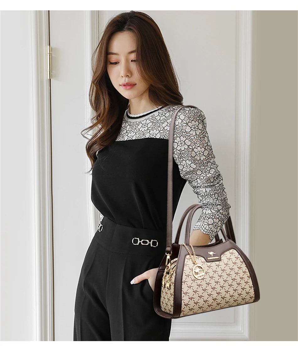Brand Women Crossbody Bags High Quality Soft Leather Handbags and Purses Luxury Designer Shoulder Messenger Shopper Sac A Main