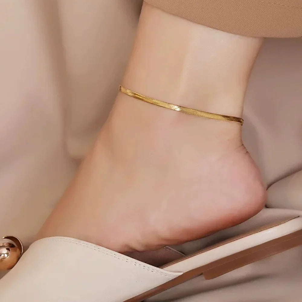 Stainless Steel Delicate Anklet