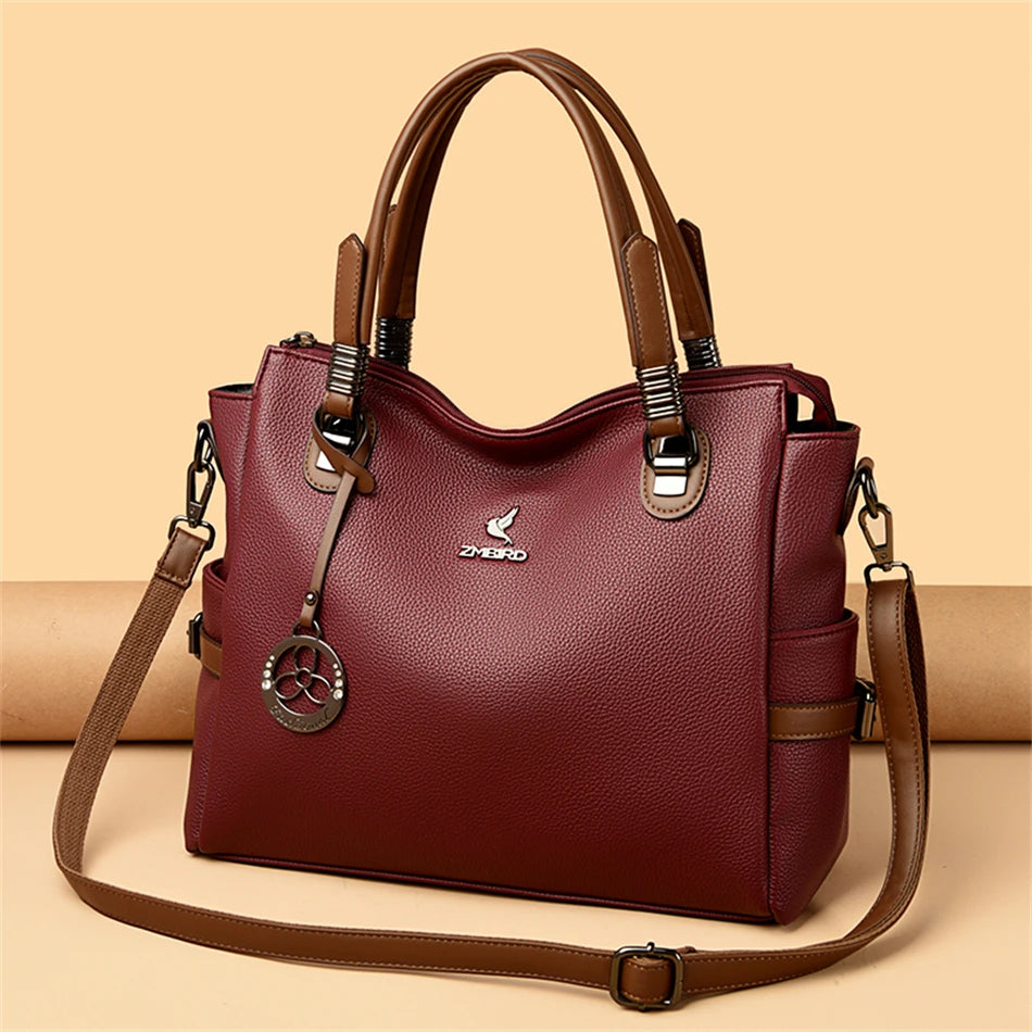 Genuine Luxury Handbags Women Bags Designer HIgh Quality Leather Large Crossbody Bags for Women 2024 Shoulder Bag Sac A Main
