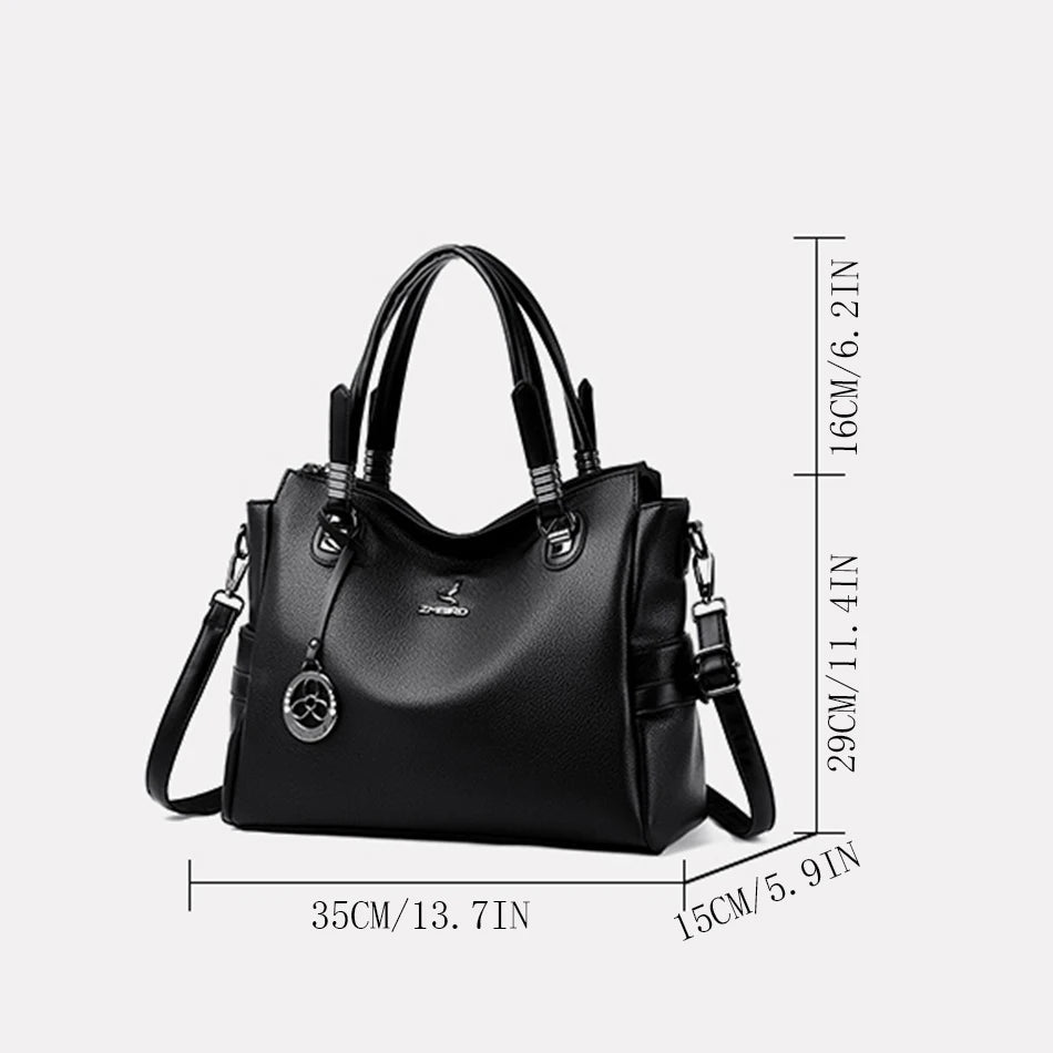 Genuine Luxury Handbags Women Bags Designer HIgh Quality Leather Large Crossbody Bags for Women 2024 Shoulder Bag Sac A Main