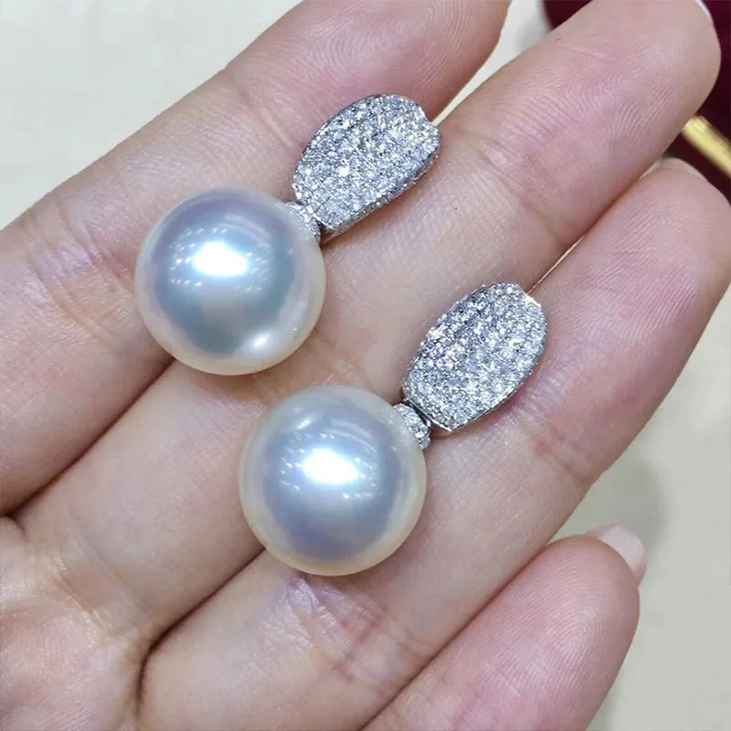 Huitan Luxury CZ Imitation Pearl