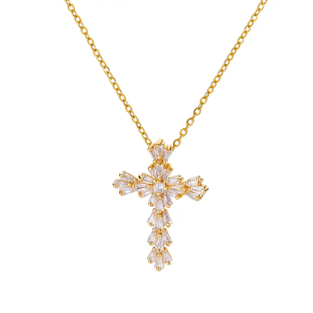 Luxury Zirconia Cross Pendant