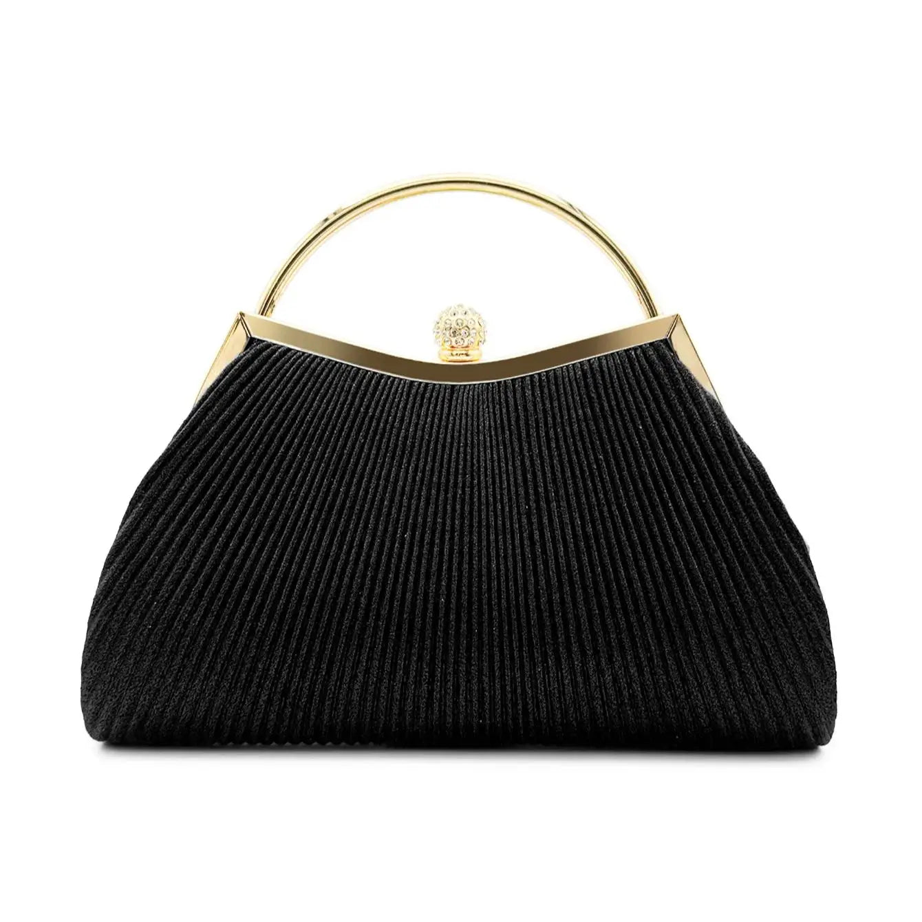 Pleated Evening Handbag Women