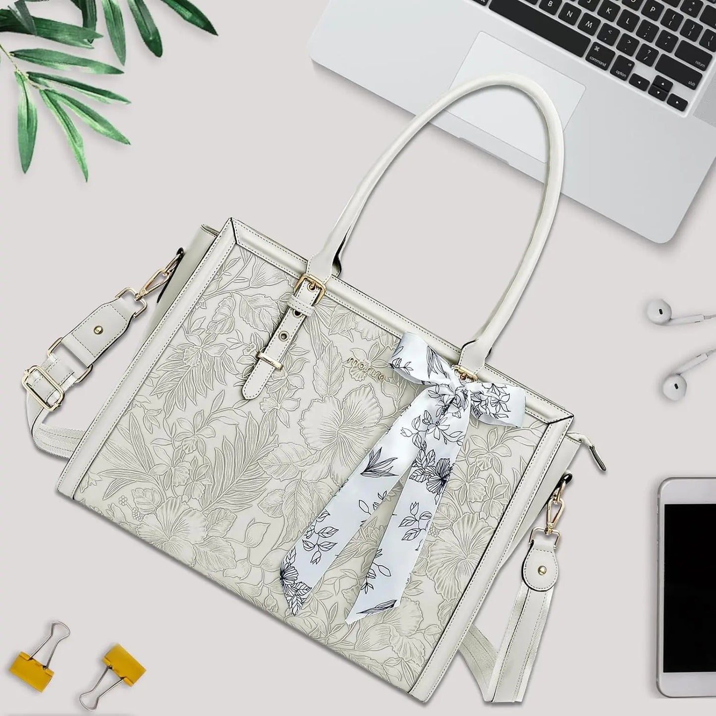 Women's Bag PU Leather Tote Bag Luxury Handbags For Women Large Capacity Shopping Messenger Tote Business NoteBook