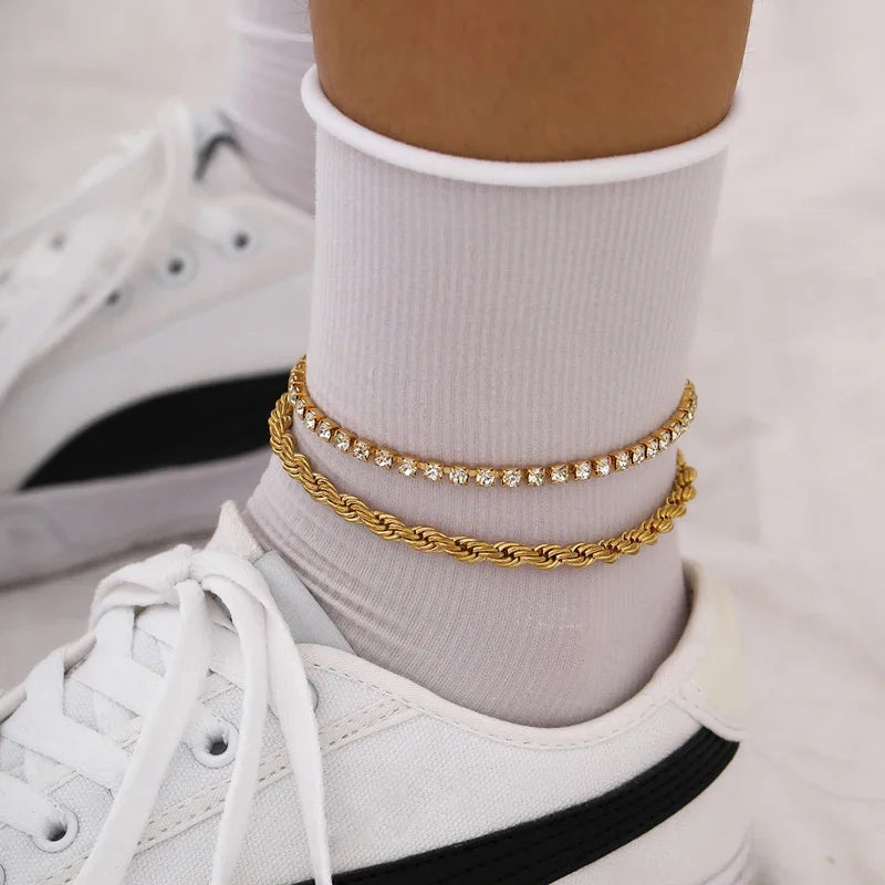 Stainless Steel Delicate Anklet