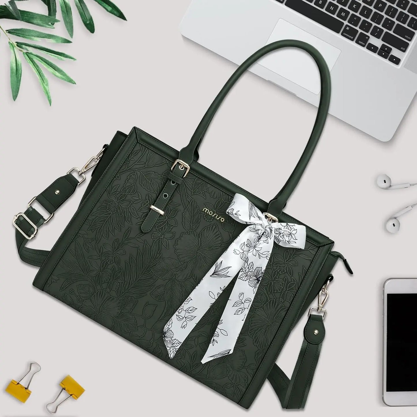 Women's Bag PU Leather Tote Bag Luxury Handbags For Women Large Capacity Shopping Messenger Tote Business NoteBook