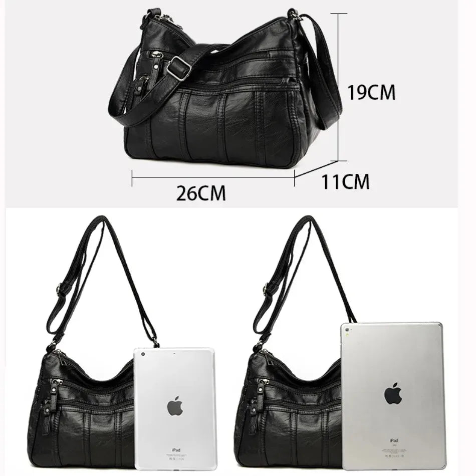 Fashion Soft Leather Crossbody Bags