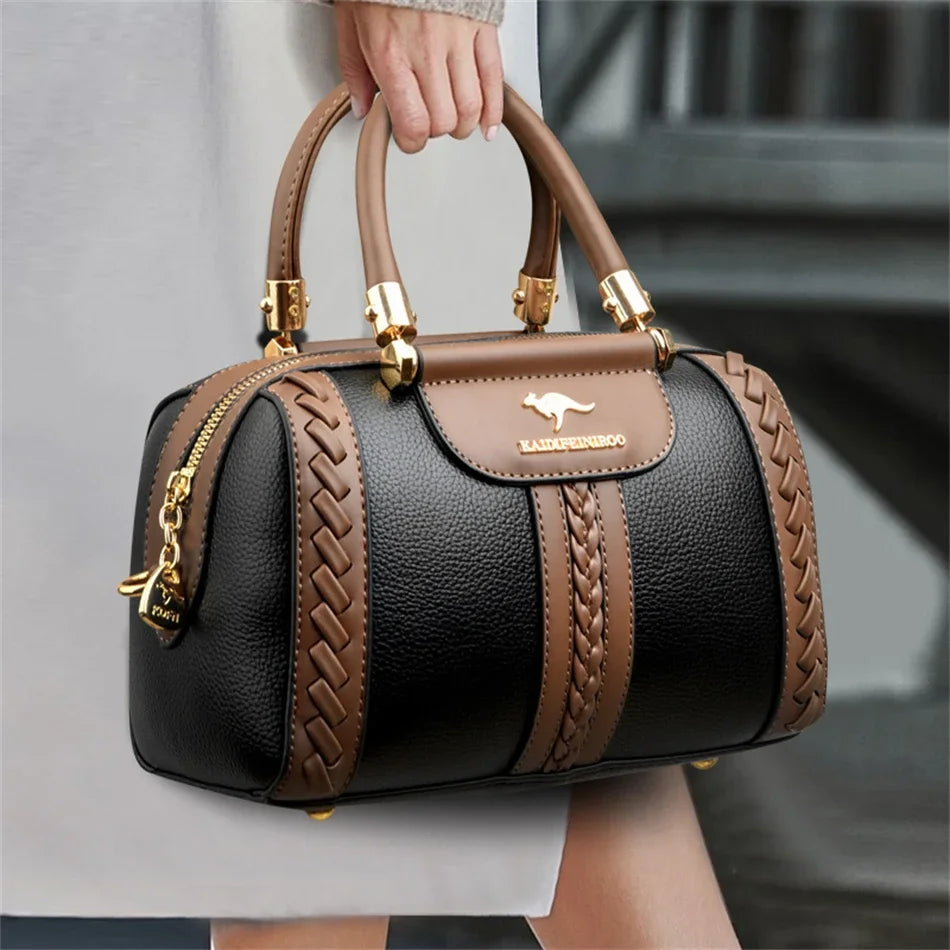 High Quality Leather Purses and Handbags for Women Luxury Designer Shoulder Crossbody Bag New Ladies Messenger Bags Sac A Main