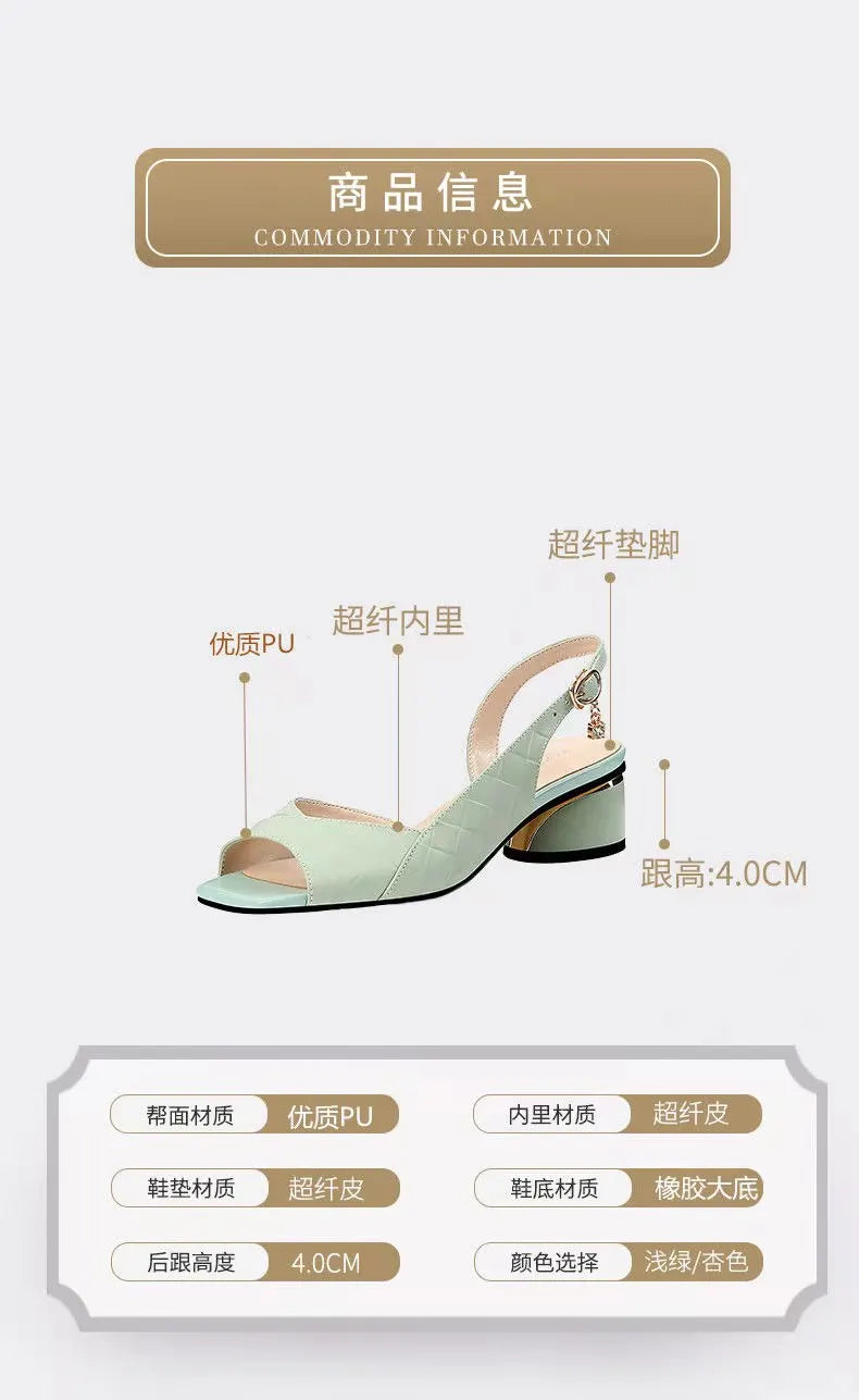 Plastic Sandals Luxury Women's Shoes Platform Dress Designer Woman Low Heel 2024 Elegant Heels Comfortable Coonfort Heeled