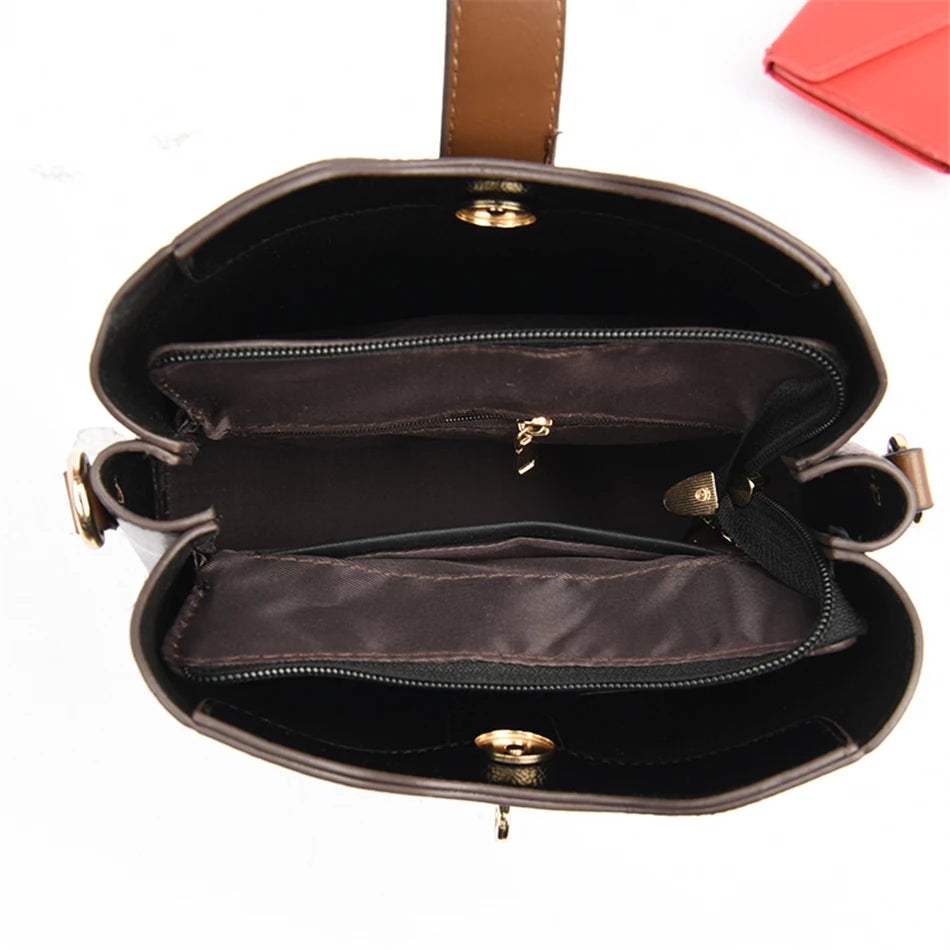 High Quality Genuine Ladies Purses and Handbags Luxury Leather