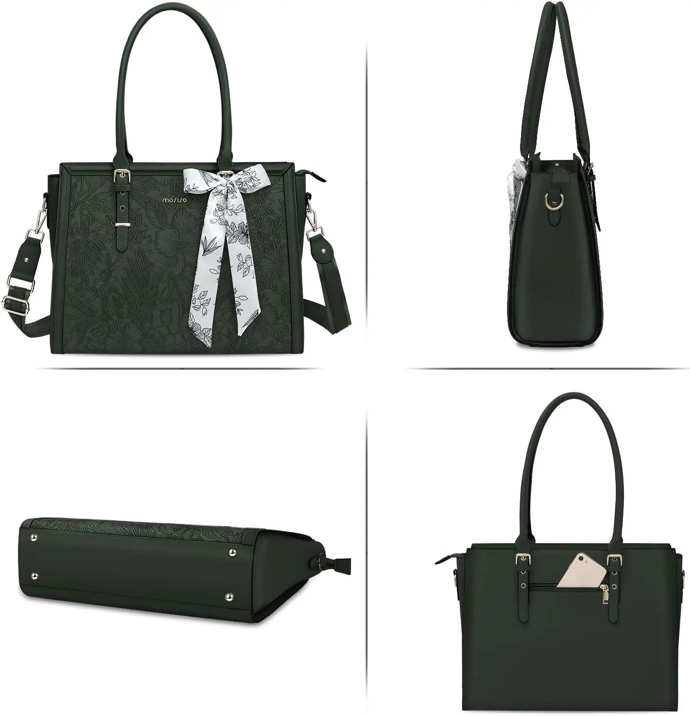 Women's Bag PU Leather Tote Bag Luxury Handbags For Women Large Capacity Shopping Messenger Tote Business NoteBook