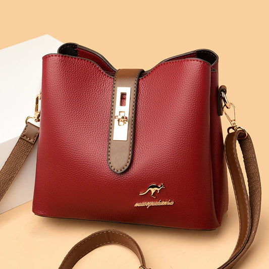 High Quality Genuine Ladies Purses and Handbags Luxury Leather