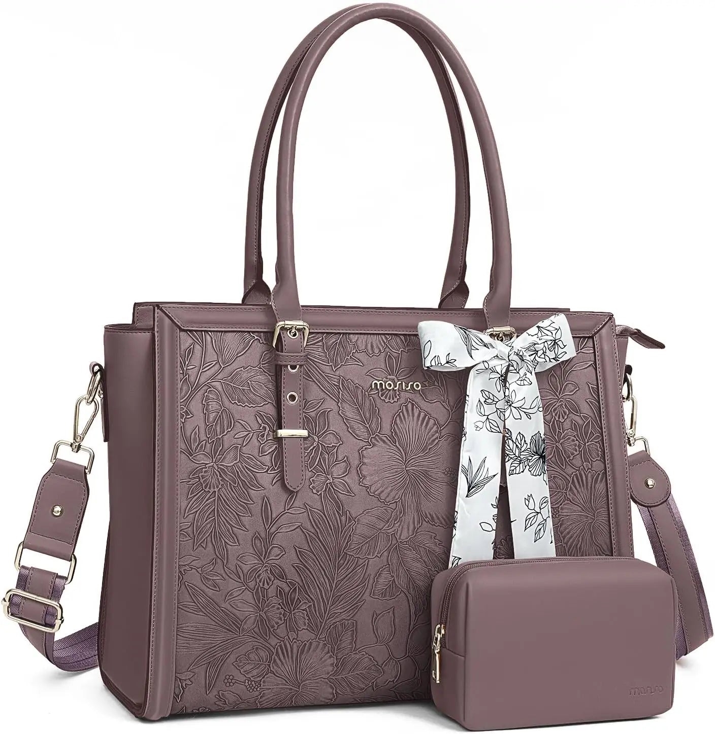 Women's Bag PU Leather Tote Bag Luxury Handbags For Women Large Capacity Shopping Messenger Tote Business NoteBook