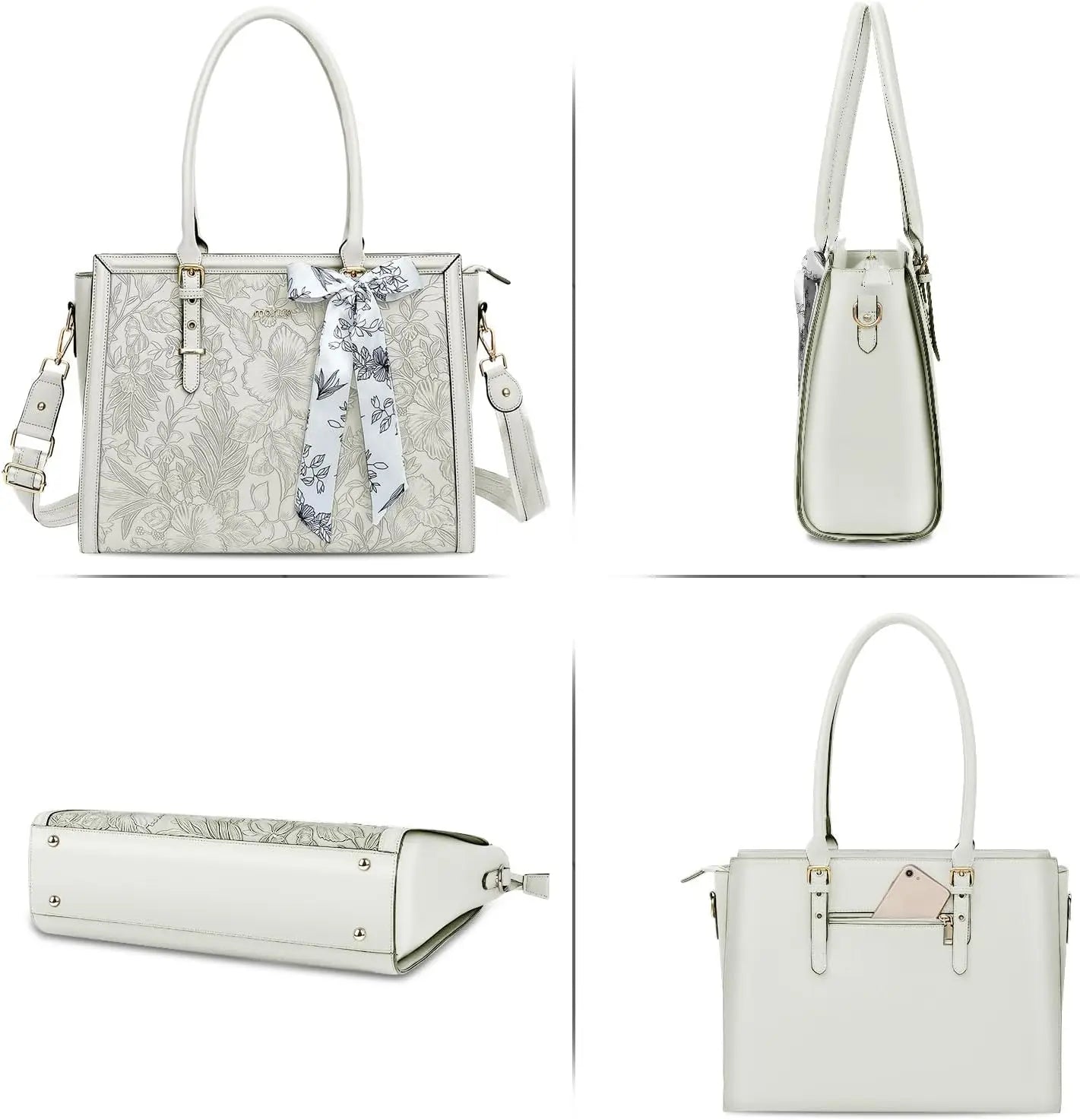 Women's Bag PU Leather Tote Bag Luxury Handbags For Women Large Capacity Shopping Messenger Tote Business NoteBook
