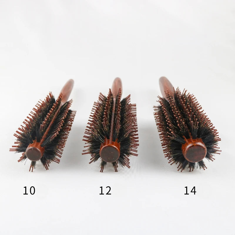 3 Types Straight Twill Hair Comb Natural Boar