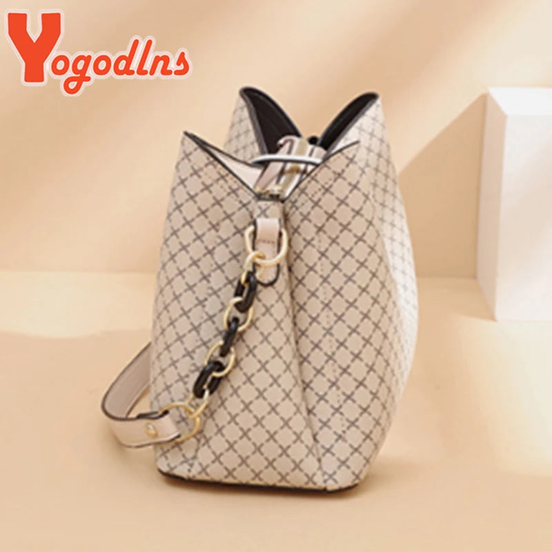 Yogodlns Fashion Bucket Bag Women