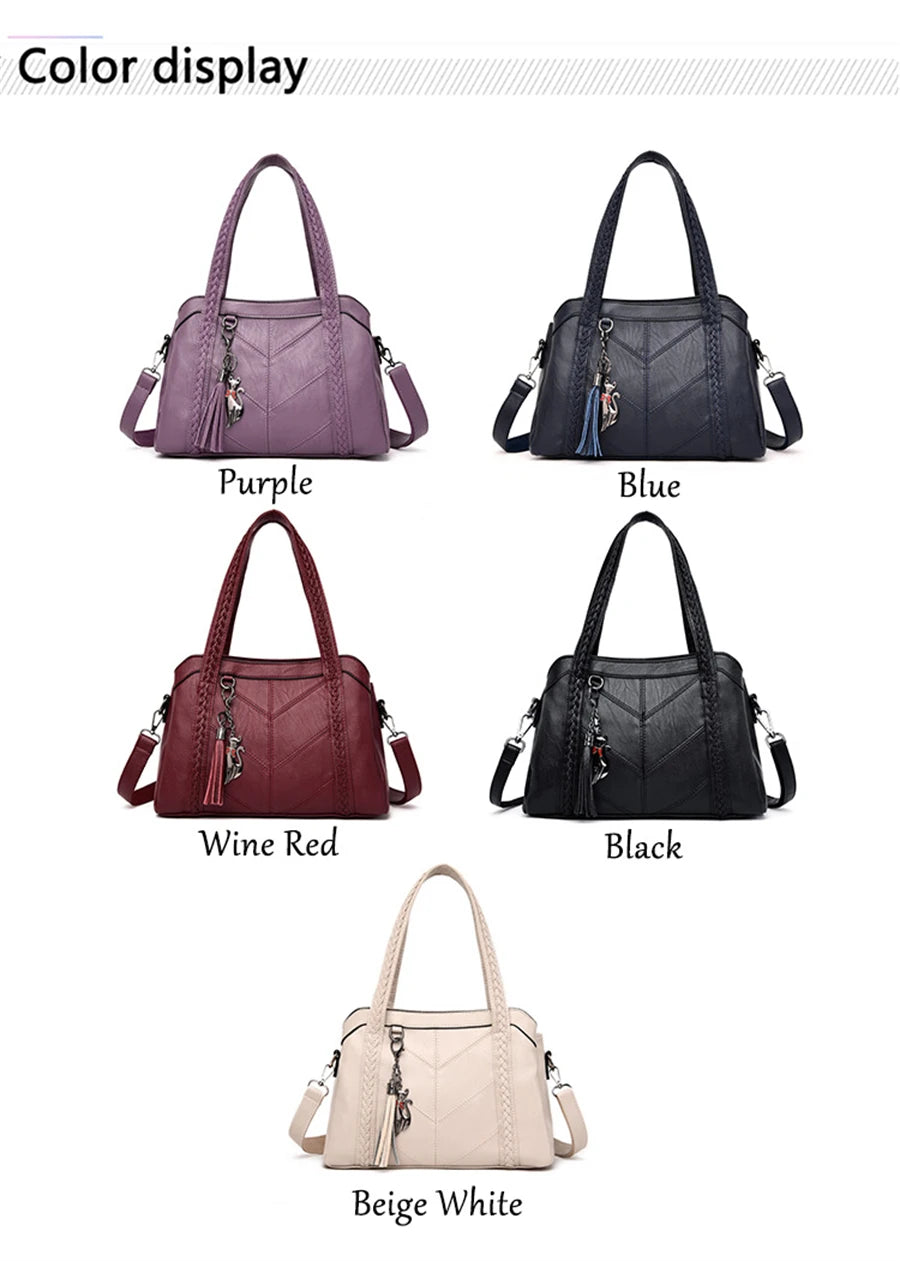 women Luxury Handbags for Women Leather Bag High Quality Sheepskin Female Shoulder bags Famous designer crossbody bag Sac a main