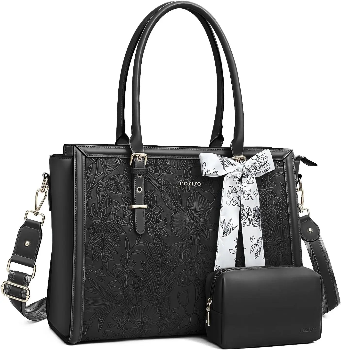 Women's Bag PU Leather Tote Bag Luxury Handbags For Women Large Capacity Shopping Messenger Tote Business NoteBook