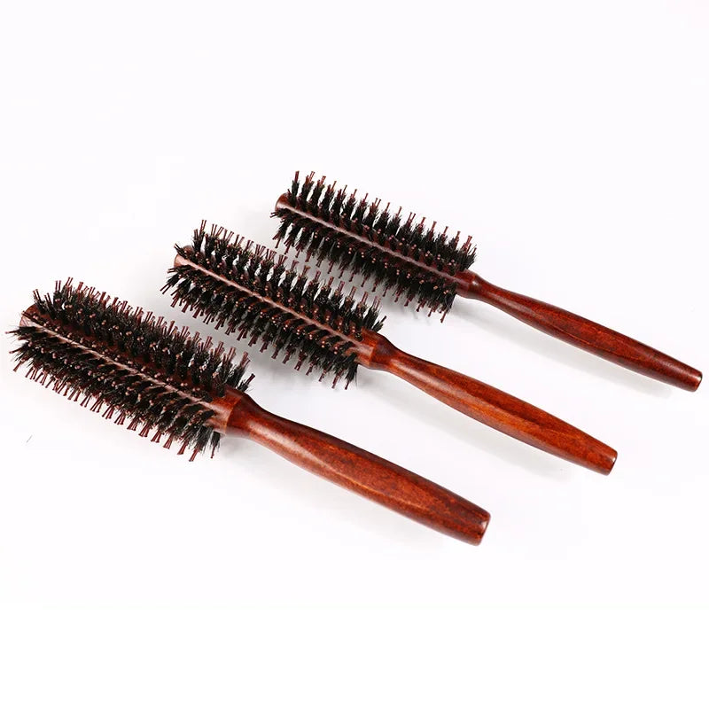 3 Types Straight Twill Hair Comb Natural Boar