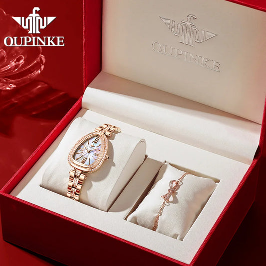 Origianl OUPINKE High Quality Imported Swiss Quartz Watch