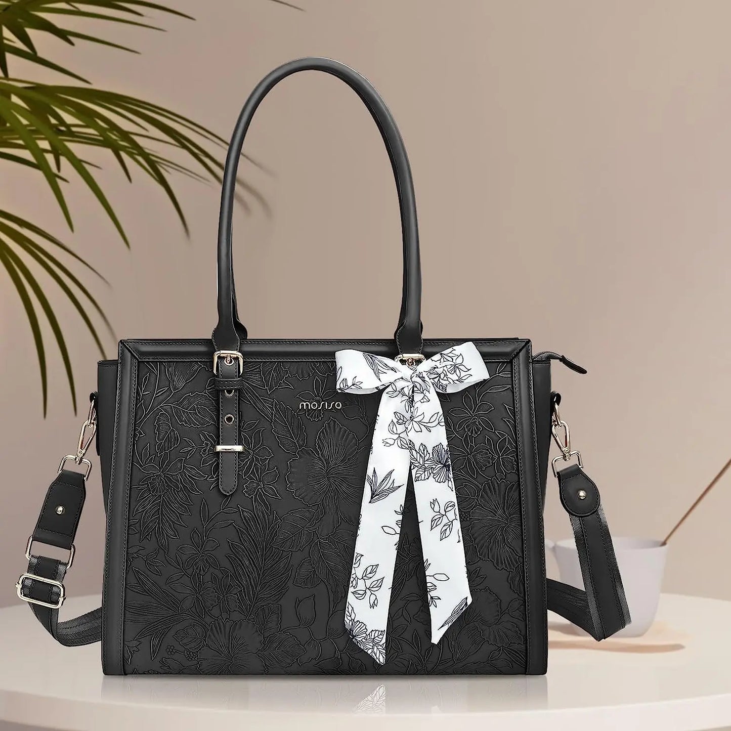 Women's Bag PU Leather Tote Bag Luxury Handbags For Women Large Capacity Shopping Messenger Tote Business NoteBook