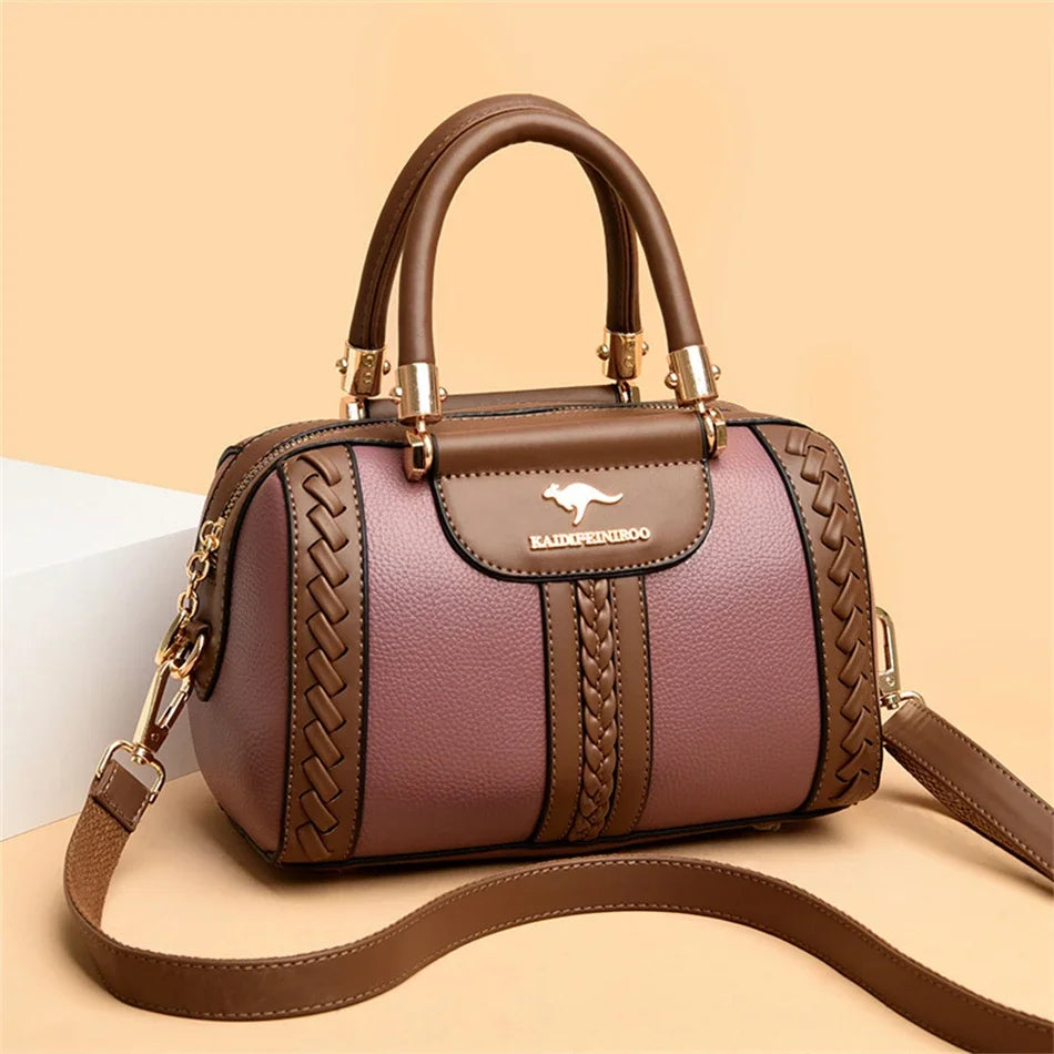 High Quality Leather Purses and Handbags for Women Luxury Designer Shoulder Crossbody Bag New Ladies Messenger Bags Sac A Main