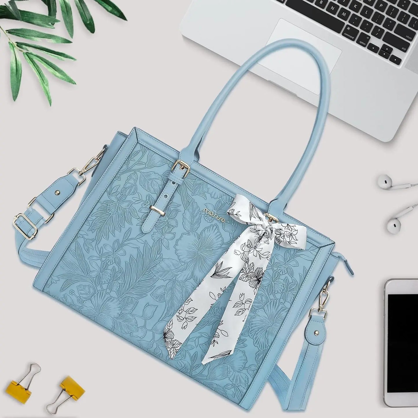 Women's Bag PU Leather Tote Bag Luxury Handbags For Women Large Capacity Shopping Messenger Tote Business NoteBook