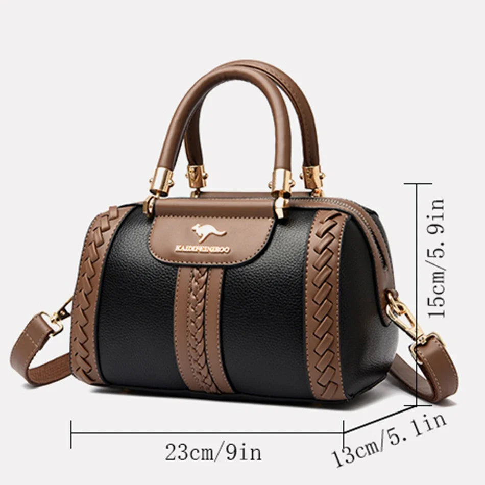 High Quality Leather Purses and Handbags for Women Luxury Designer Shoulder Crossbody Bag New Ladies Messenger Bags Sac A Main