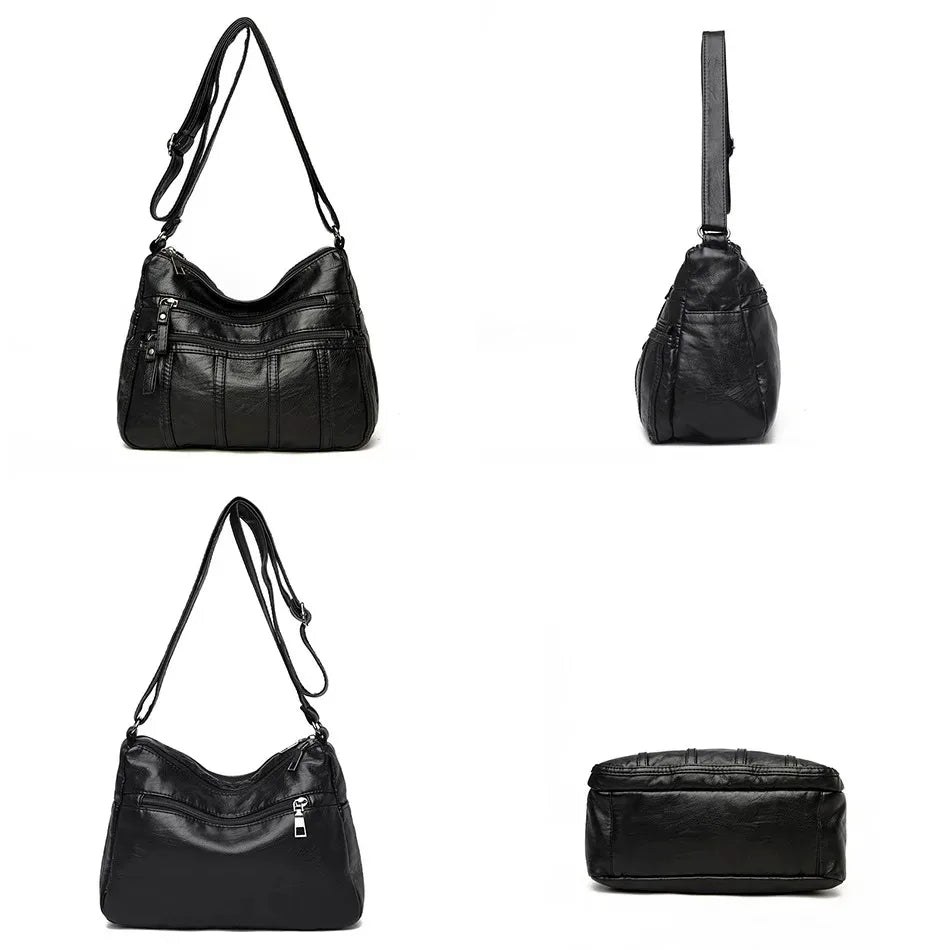 Fashion Soft Leather Crossbody Bags