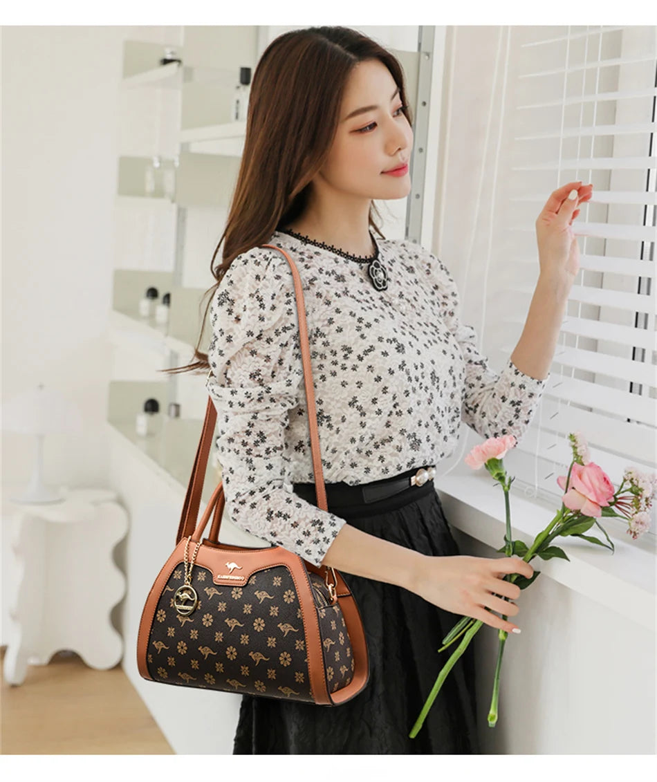 Brand Women Crossbody Bags High Quality Soft Leather Handbags and Purses Luxury Designer Shoulder Messenger Shopper Sac A Main