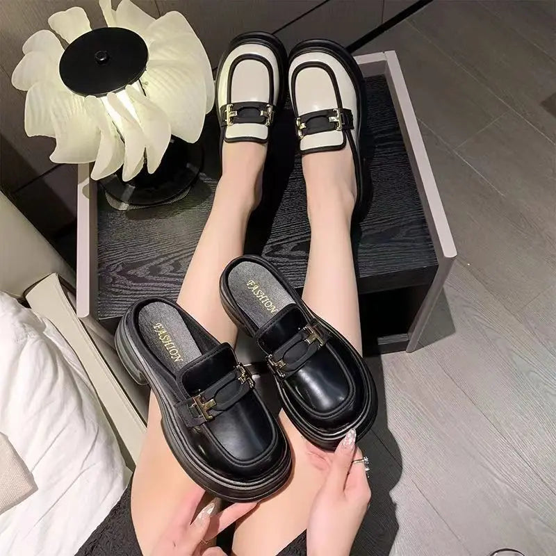 Summer New Women Slippers Fashion Platform Sandals Women Luxury High Heel Breathable Casual Women sandalias de mujer verano 2024