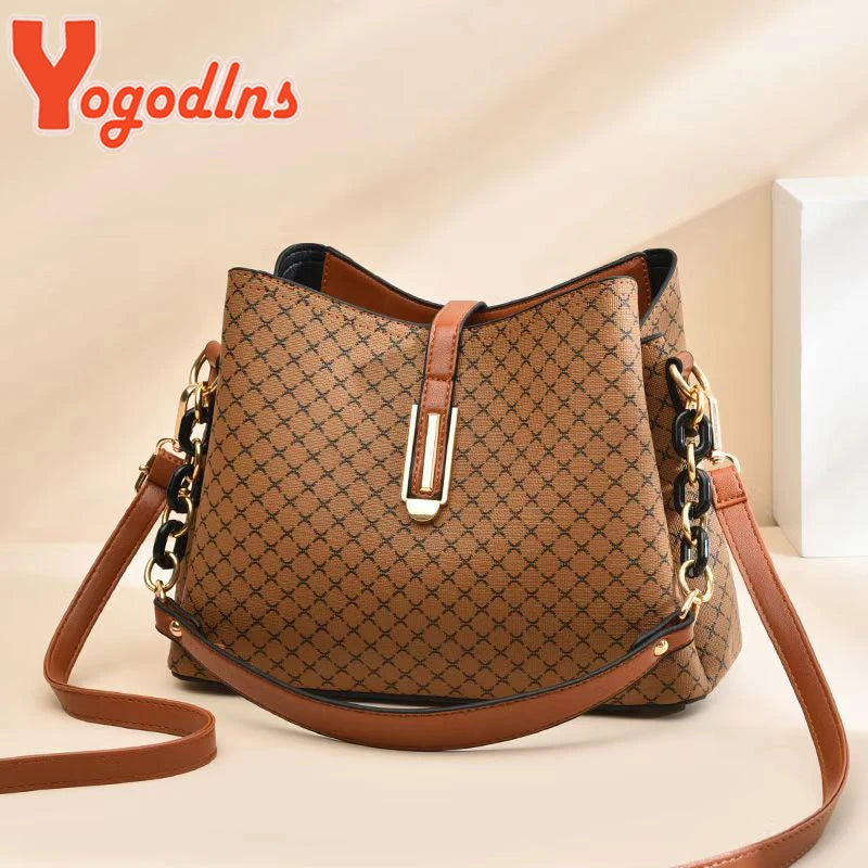 Yogodlns Fashion Bucket Bag Women